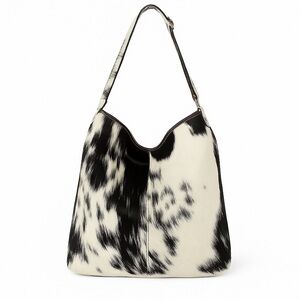 Black and White cowhide Women's Bag